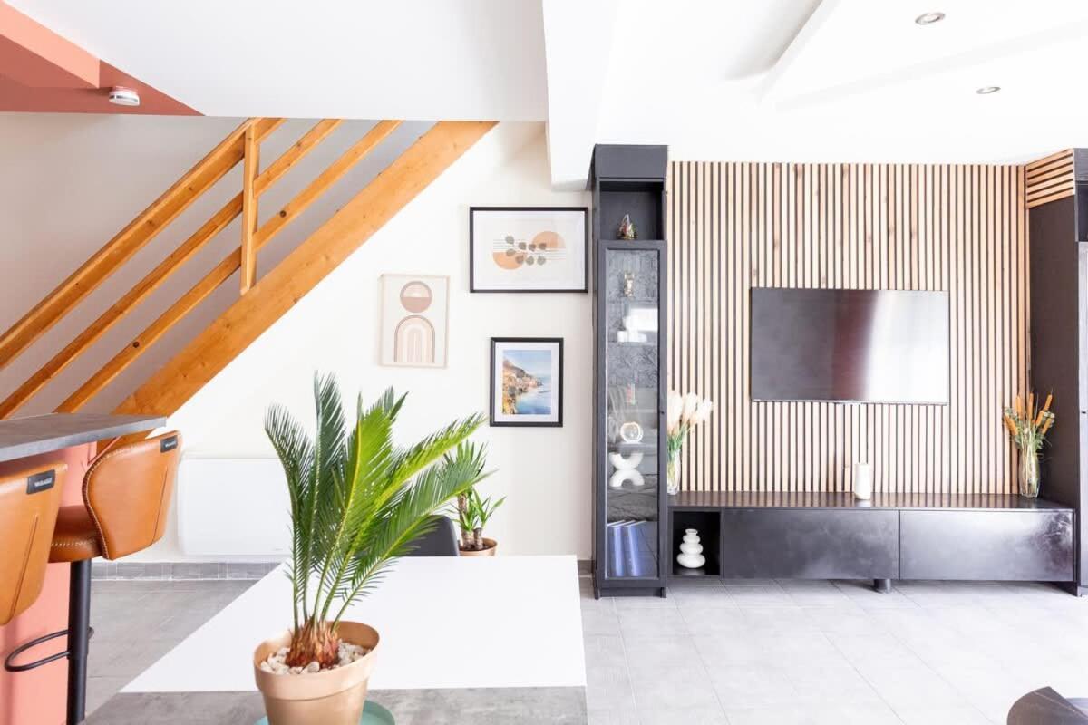 Loft Moderne Et Cosy Proche Des Villes Et Plages Demouville Exterior foto